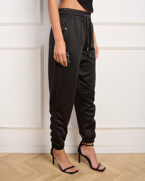 סטיב מאד - מכנסי ג'וגר לנשים MELANI-P בשחור