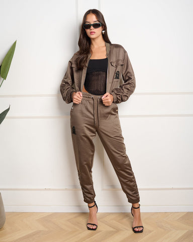 ג'קט בומבר לנשים MELANI-T בירוק