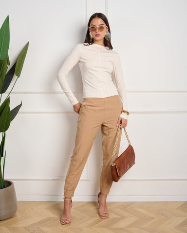 חולצה ארוכה לנשים COLA בלבן