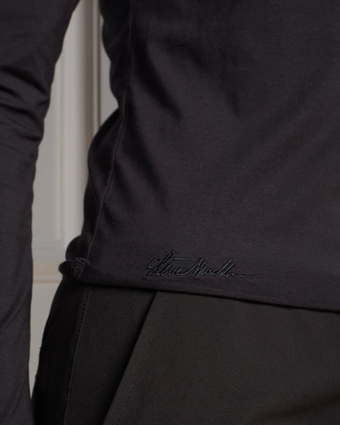 סטיב מאד - חולצה ארוכה לנשים COLA בשחור