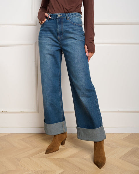 סטיב מאד - מכנסי ג'ינס לנשים ROMONA בכחול