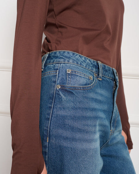 סטיב מאד - מכנסי ג'ינס לנשים ROMONA בכחול