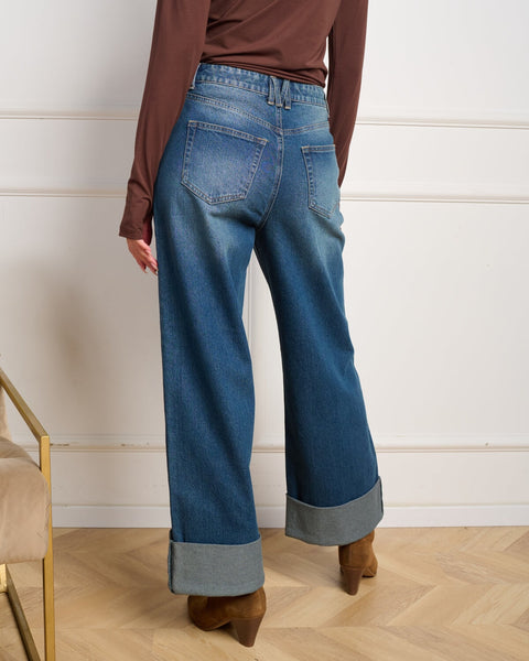 סטיב מאד - מכנסי ג'ינס לנשים ROMONA בכחול