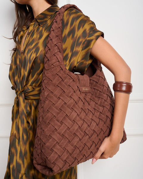 סטיב מאד - תיק יד לנשים BRHIANON בחום