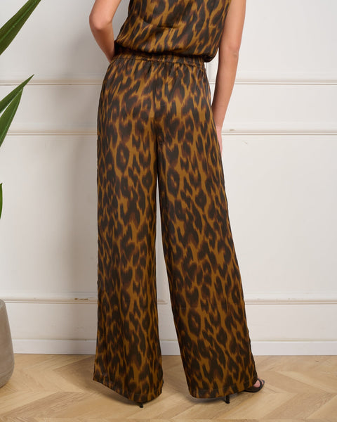 סטיב מאד - מכנסיים רחבים לנשים MOXIE במנומר