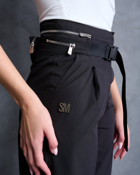 סטיב מאד - מכנסיים ארוכים לנשים RIO בשחור