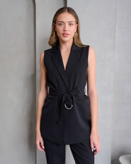 ווסט לנשים MILENA בשחור