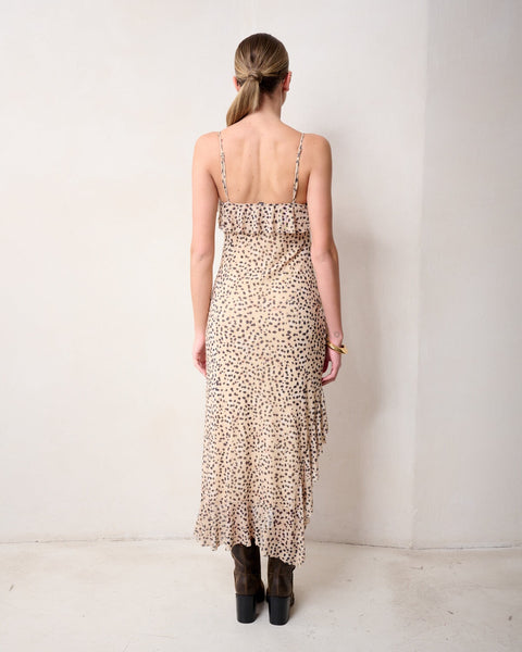 סטיב מאד - שמלת מקסי לנשים AIDA בבז׳