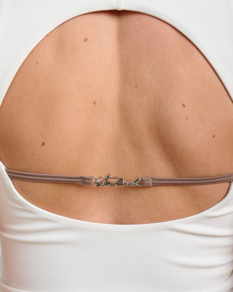 סטיב מאד - חולצה ספורטיבית לנשים MELANIA-T באוף ווייט