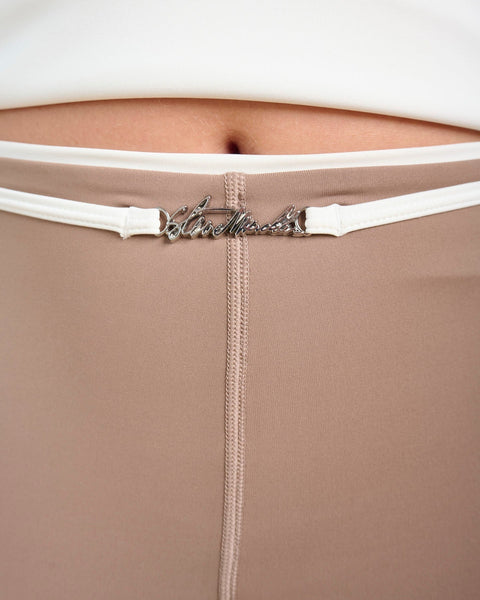 סטיב מאד - מכנסי טייץ לנשים MELANIA-P בחום בהיר