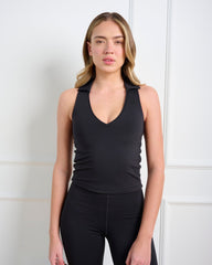 חולצה ספורטיבית לנשים MELANIA-T בשחור