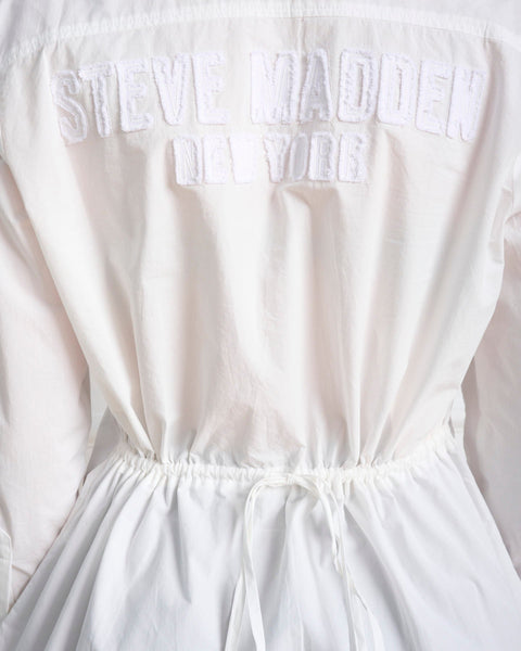 סטיב מאד - חולצה מכופתרת לנשים GIO בלבן