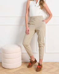 מכנסיים ספורטיביים לנשים LESLIE-P בבז'