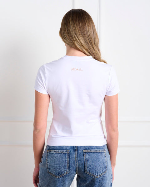 סטיב מאד - חולצת טי לנשים GINA בלבן