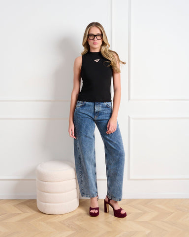 גופייה לנשים SANDY בשחור