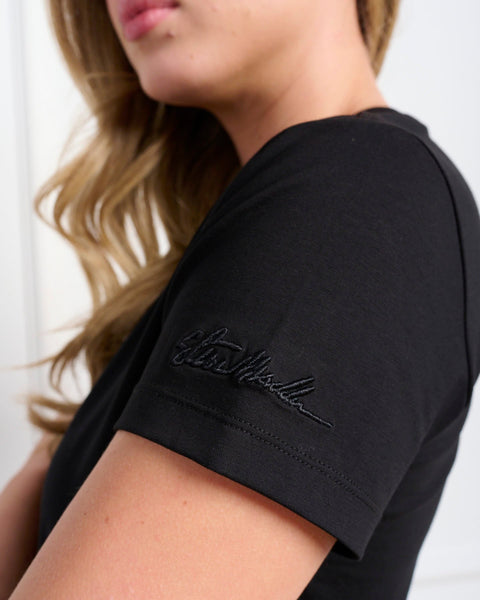 סטיב מאד - חולצת טי לנשים BONNIE בשחור