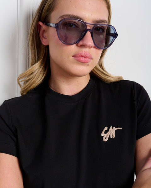 סטיב מאד - חולצת טי לנשים GINA בשחור