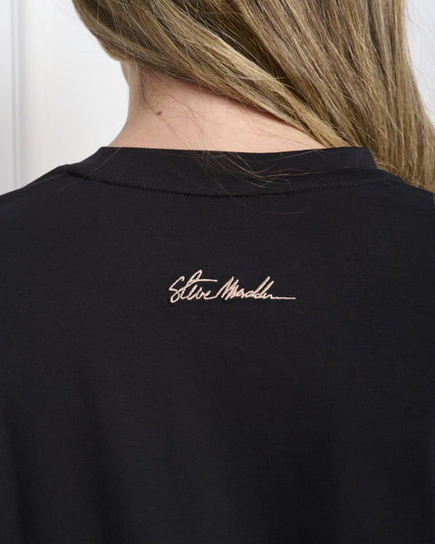 סטיב מאד - חולצת טי לנשים GINA בשחור