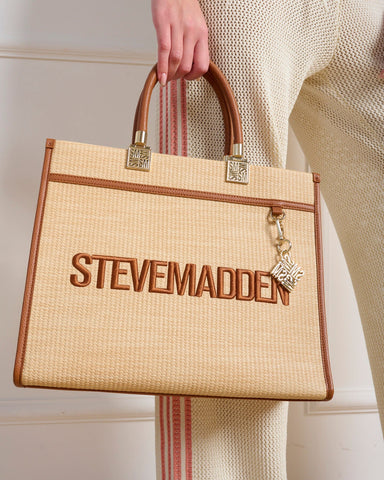 תיק יד גדול לנשים BRICHESS בגוון טבעי