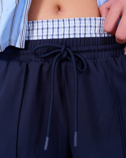 סטיב מאד - מכנסיים עם מותן כפול KIERNAN בכחול