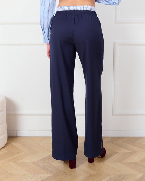 סטיב מאד - מכנסיים עם מותן כפול KIERNAN בכחול