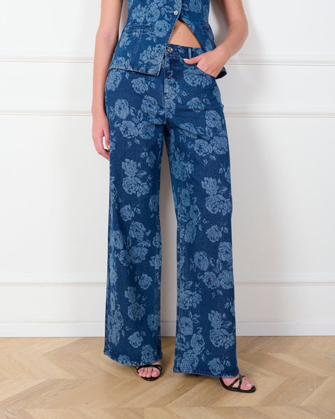 סטיב מאד - מכנסי ג'ינס לנשים JAXON בכחול ג'ינס