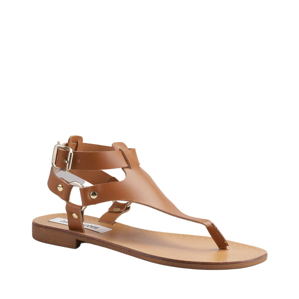 סטיב מאד - סנדלי עור לנשים JASEY בחום