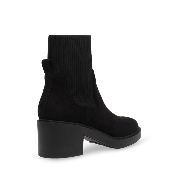 סטיב מאד - מגפוני זמש לנשים AK-FARIA בשחור