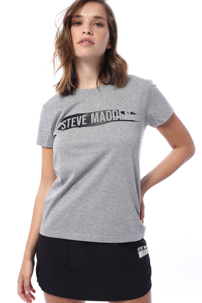 סטיב מאד - טי שירט לנשים STM2127626 באפור