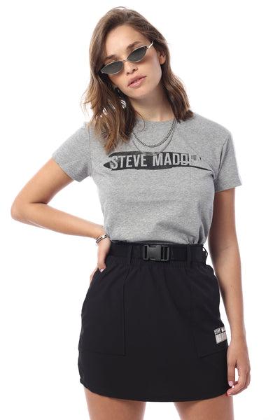 סטיב מאד - טי שירט לנשים STM2127626 באפור