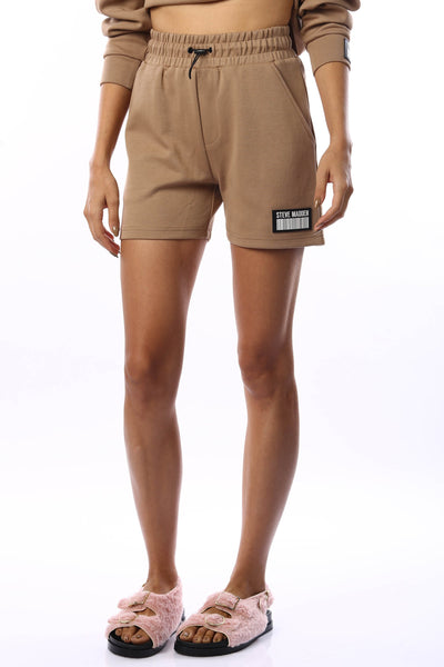 סטיב מאד - מכנסי טרנינג קצרים לנשים STM2117101 בצבע קפה