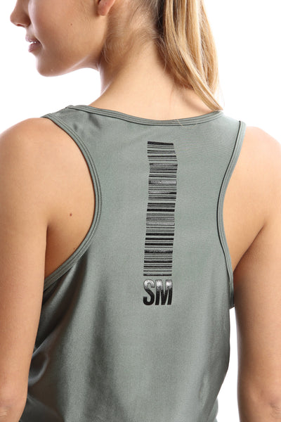 סטיב מאד - גופיית כיווצים בירוק מטאלי STM2127610