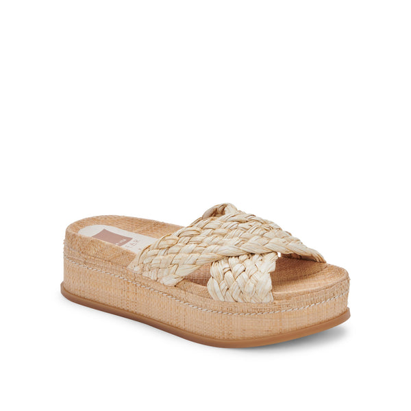 סטיב מאד - כפכפי פלטפורמה WRENLY DOLCE VITA בגוון טבעי