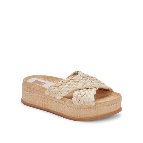 כפכפי פלטפורמה WRENLY DOLCE VITA בגוון טבעי