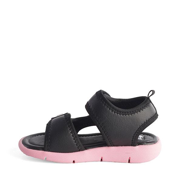 סטיב מאד - סנדלים לילדות בשחור/ ורוד K-STORM