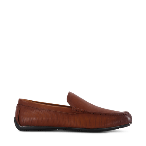 נעלי מוקסין מעור M-WILDER בקאמל