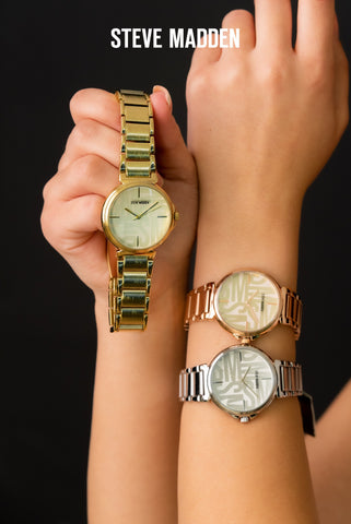 שעון יד לנשים SM1038 בצבע זהב