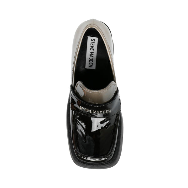 סטיב מאד - נעלי מוקסין פלטפורמה UTMOST-SM באפור שחור