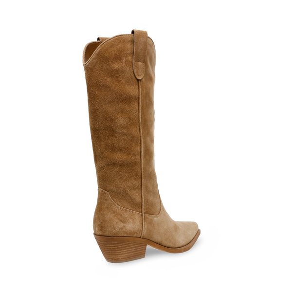 סטיב מאד - מגפי בוקרים מזמש לנשים WESTSIDE בקאמל