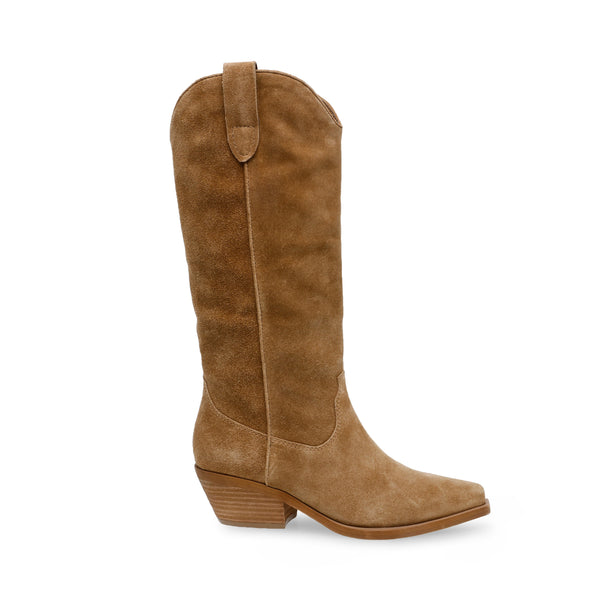 סטיב מאד - מגפי בוקרים מזמש לנשים WESTSIDE בקאמל