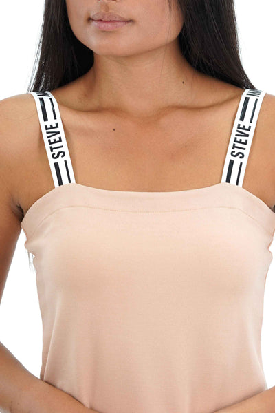 סטיב מאד - שמלת מיני ניוד כתפיות לוגו STM2017204